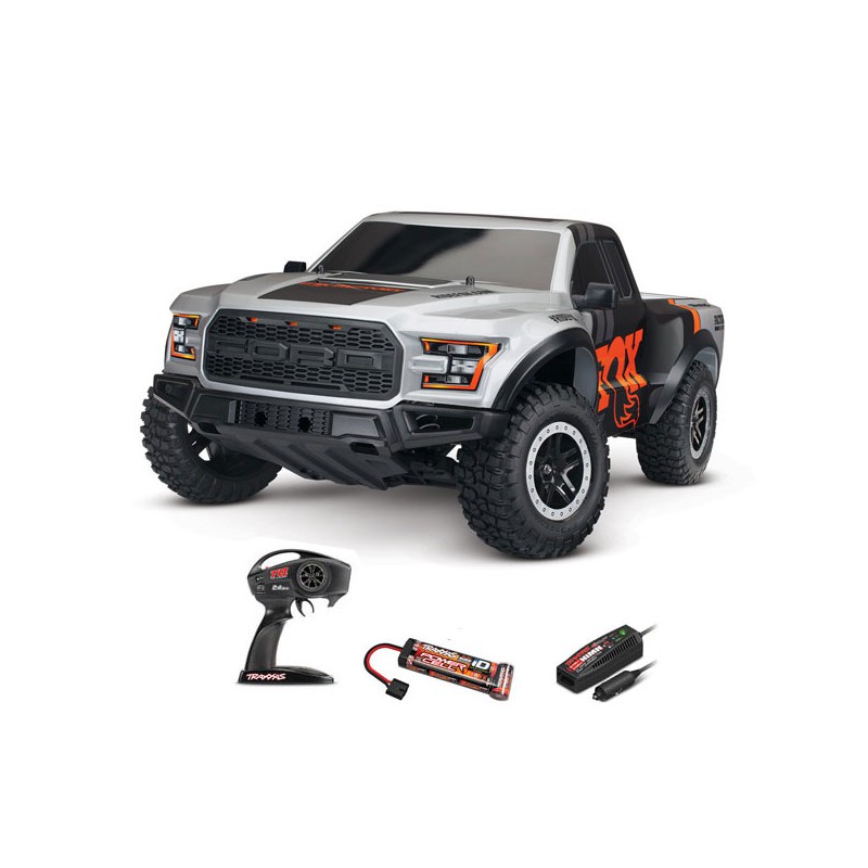 Traxxas Ford Raptor F-150 Fox – 4x2 Brushed avec accus / chargeur