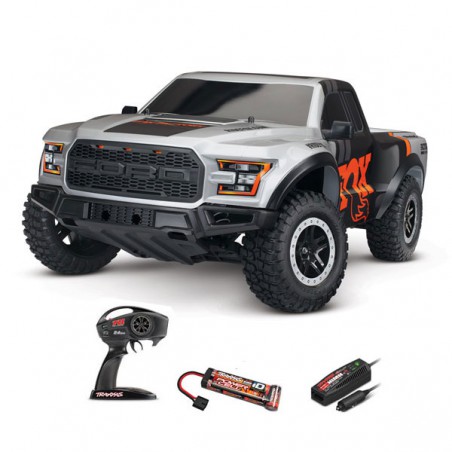 Traxxas Ford Raptor F-150 Fox – 4x2 Brushed avec accus / chargeur