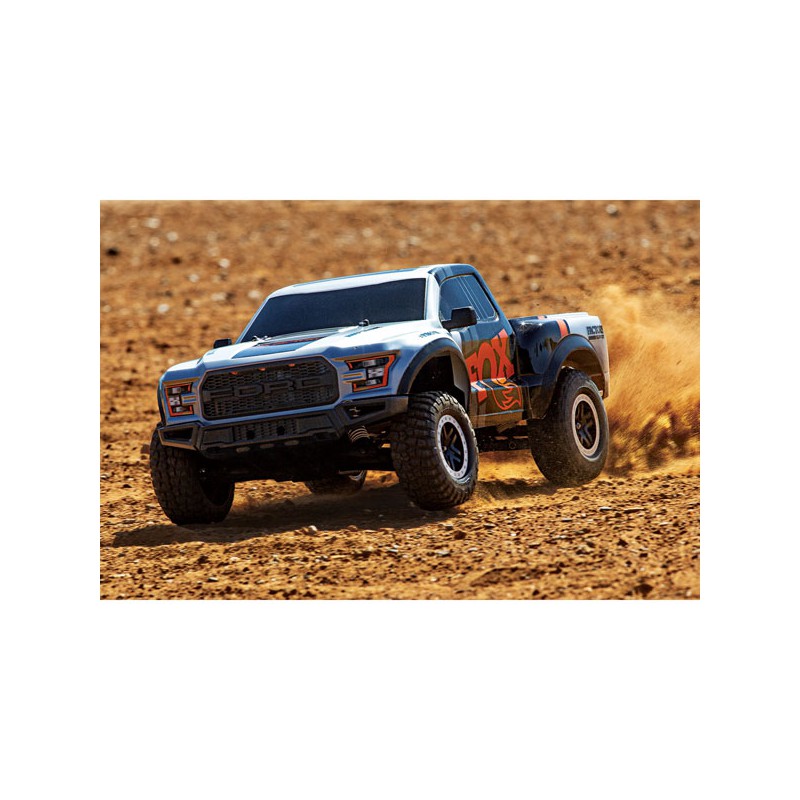 Traxxas Ford Raptor F-150 Fox – 4x2 Brushed avec accus / chargeur
