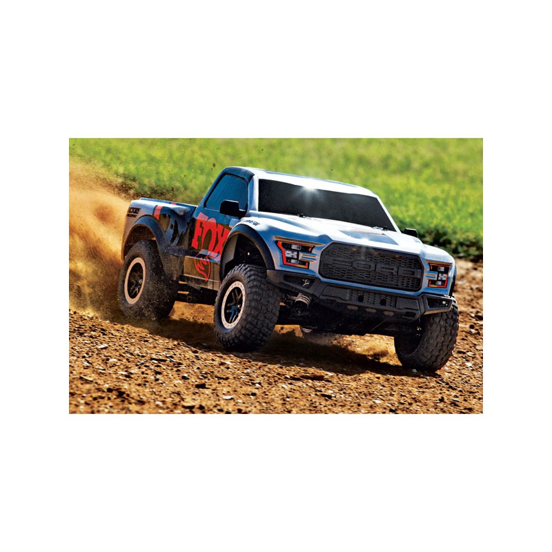 Traxxas Ford Raptor F-150 Fox – 4x2 Brushed avec accus / chargeur
