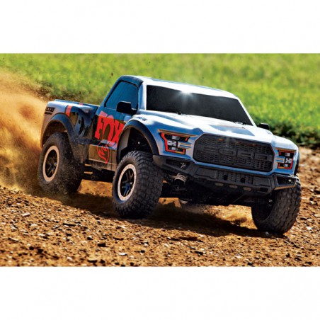 Traxxas Ford Raptor F-150 Fox – 4x2 Brushed avec accus / chargeur