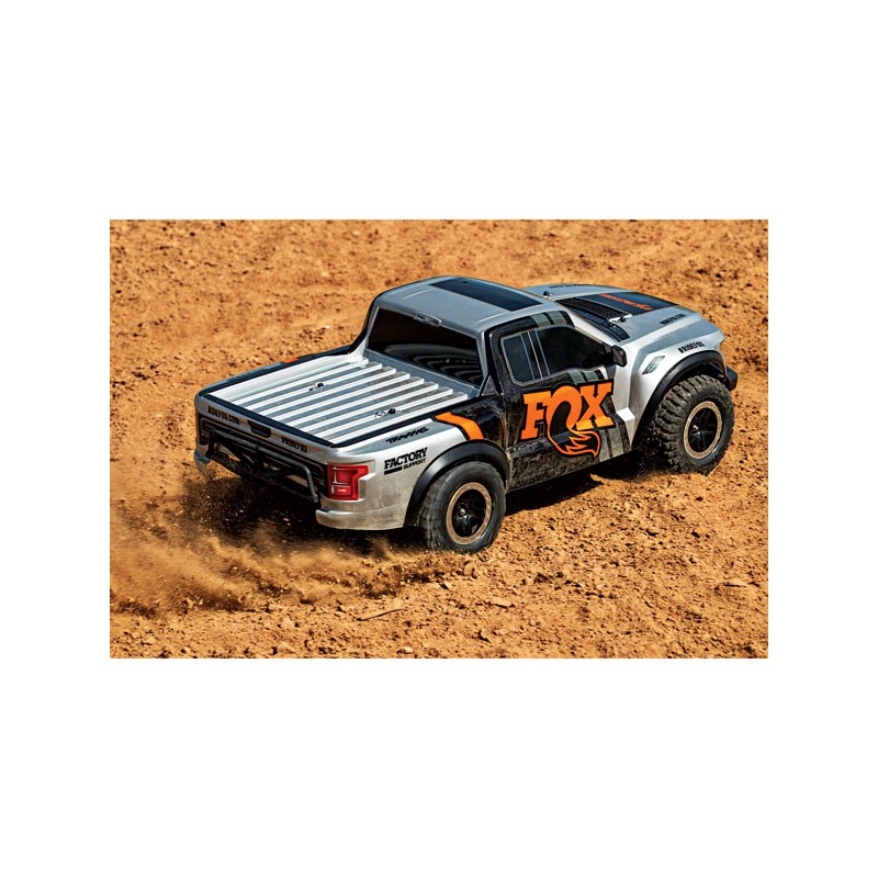 Traxxas Ford Raptor F-150 Fox – 4x2 Brushed avec accus / chargeur