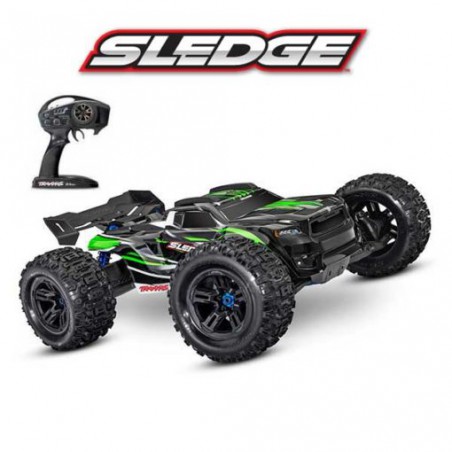 Traxxas SLEDGE 4×4 BRUSHLESS Green Laser