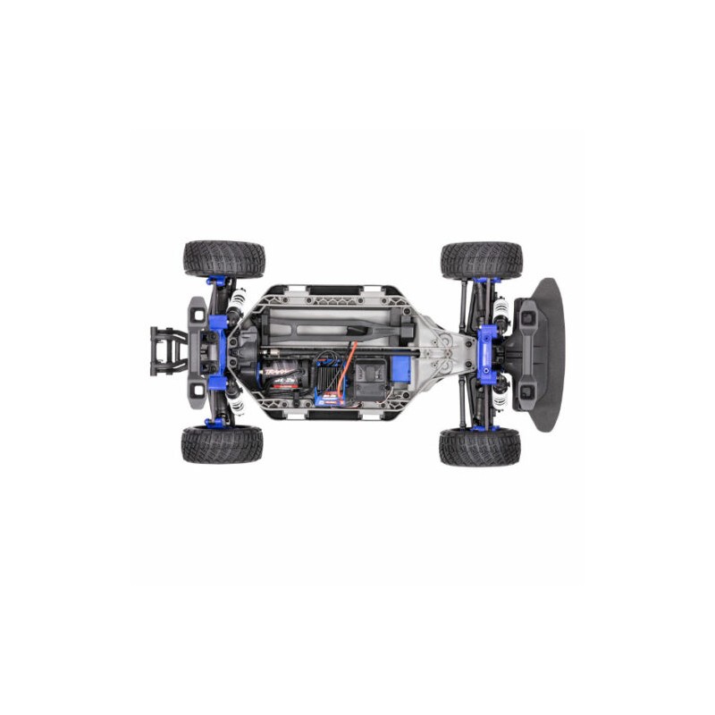 Traxxas FORD FIESTA RALLY BRUSHLESS CLIPLESS BLEU SANS ACCUS / CHARGEUR