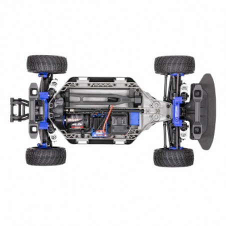 Traxxas FORD FIESTA RALLY BRUSHLESS CLIPLESS BLEU SANS ACCUS / CHARGEUR