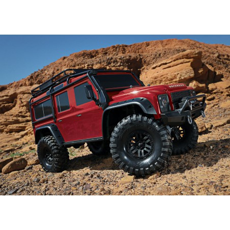 TRAXXAS LAND ROVER DEFENDER TRX-4 ROUGE TRAXXAS LAND ROVER DEFENDER TRX-4 ROUGE