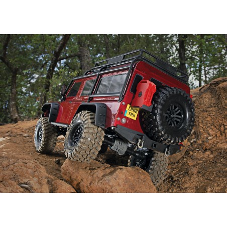 TRAXXAS LAND ROVER DEFENDER TRX-4 ROUGE TRAXXAS LAND ROVER DEFENDER TRX-4 ROUGE