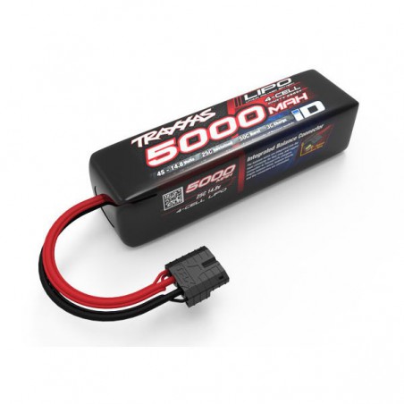 LIPO 14,8V 5000MAH 4S 25C - iD - LONG