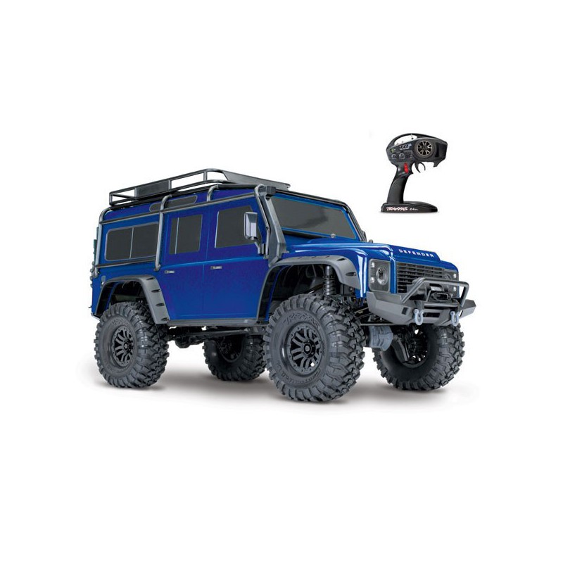 TRAXXAS LAND ROVER DEFENDER TRX-4 BLEU