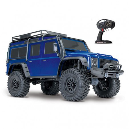 TRAXXAS LAND ROVER DEFENDER TRX-4 BLEU