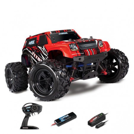 Traxxas Latrax Teton 4x4 brushed rouge x avec accus / chargeur