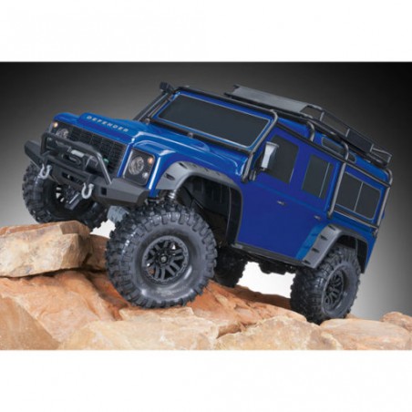 TRAXXAS LAND ROVER DEFENDER TRX-4 BLEU