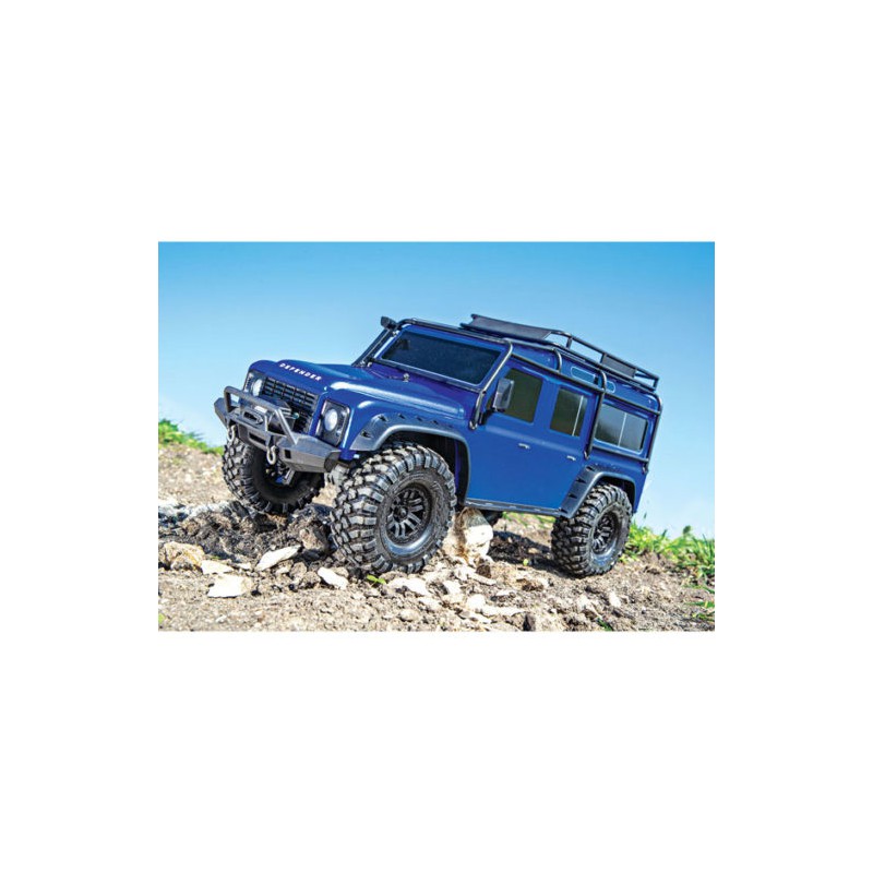 TRAXXAS LAND ROVER DEFENDER TRX-4 BLEU